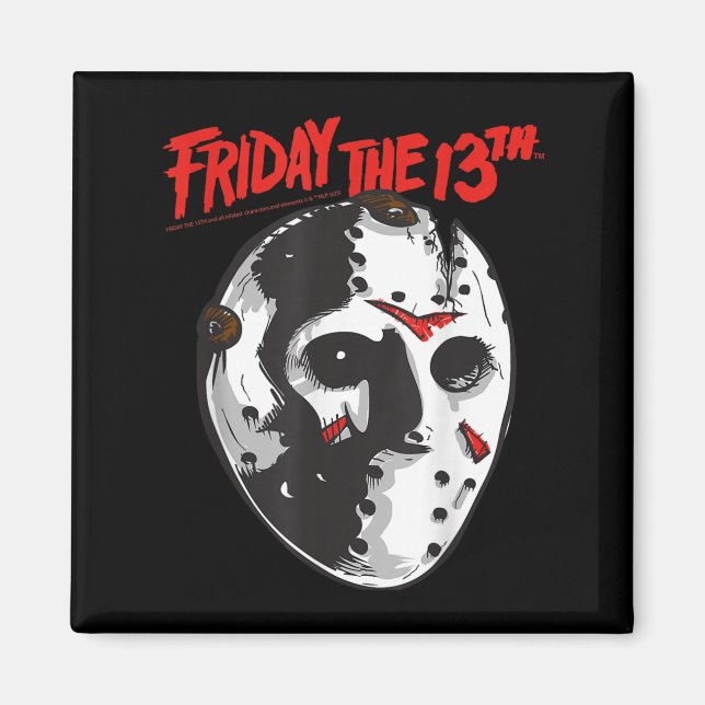 Imã Sexta-Feira A Arte De Máscara De Design de Hallowe (Frente)