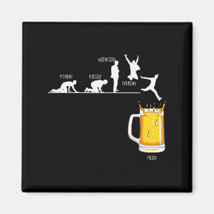 Imã Sexta-feira Fim de Semana Cerveja Álcool Festa Fér
