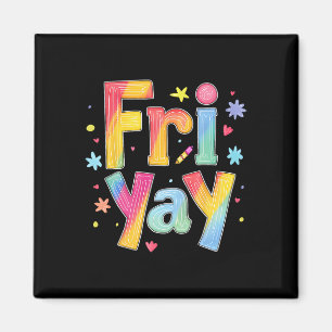 Imã Sextou Feliz Sexta-Feira Divertido Fim de Semana P