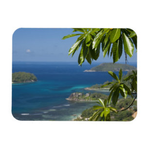 Ímã Seychelles, Ilha de Mahe. Costa ocidental de