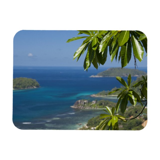 Ímã Seychelles, Ilha de Mahe. Costa ocidental de (Horizontal)