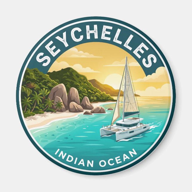 Imã Seychelles Seychelles (Frente)