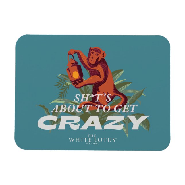 Ímã Sh*t está prestes a ficar louco - O Lotus Branco (Horizontal)