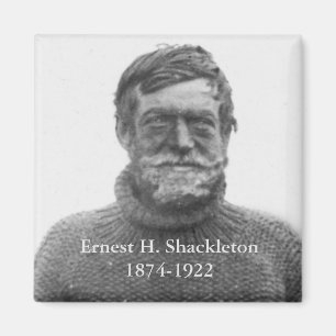 Imã Shackleton na imagem antárctica do Nimrod 1909