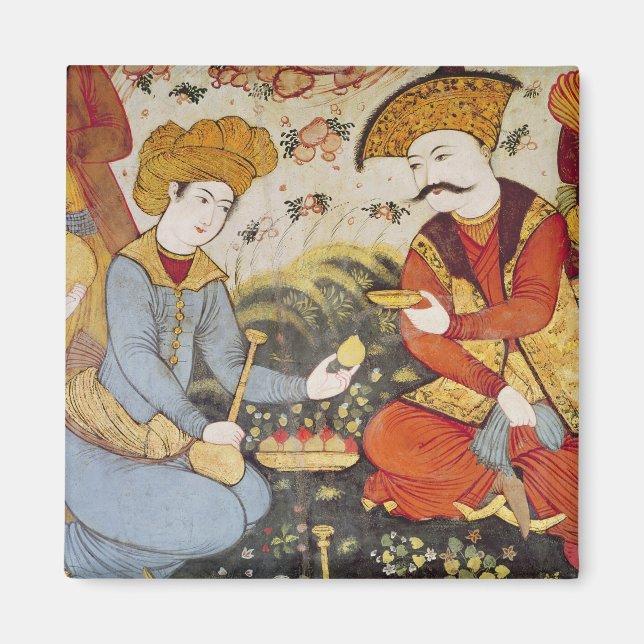 Imã Shah Abbas I e um Courtier (Frente)
