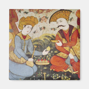 Imã Shah Abbas mim e um cortesão
