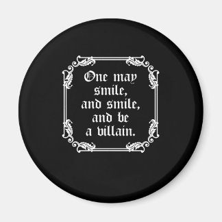 Imã Shakespeare Toga cita Hamlet One May Smile