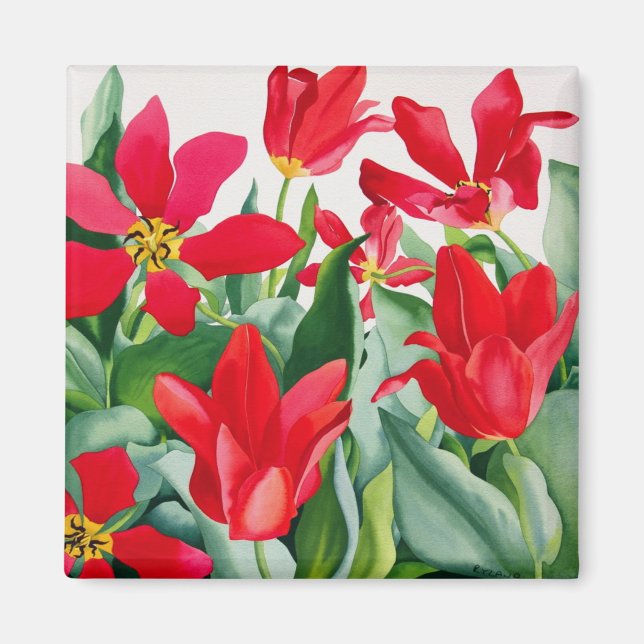 Imã Shakespeare Tulips (Frente)