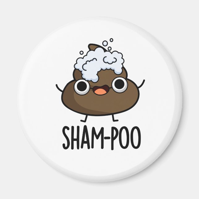 Imã Sham-Poo Engraçado Com Bolhas De Shampoo (Frente)