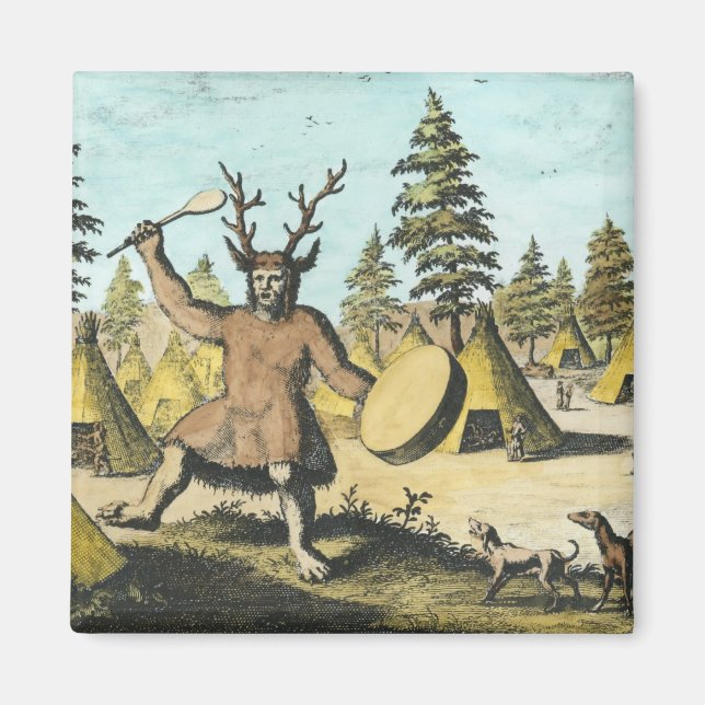 Imã Shaman Americano Nativo (Frente)