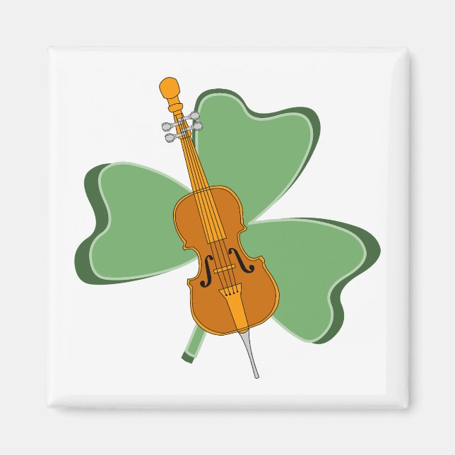 Imã Shamrock Cello (Frente)