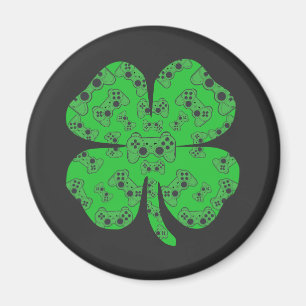 Imã Shamrock do Controlador de Jogo de Vídeo do Dia de