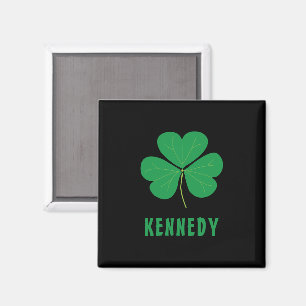 Imã Shamrock Green Clover Ireland Celular Irish Name