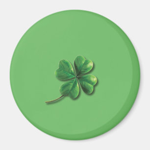 Imã Shamrock Irlandês Verde Moderno