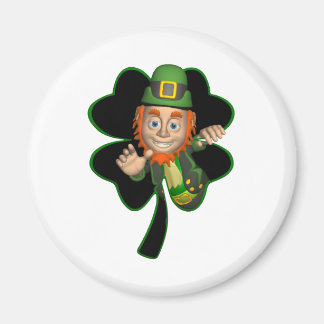 Imã Shamrock Leprechaun