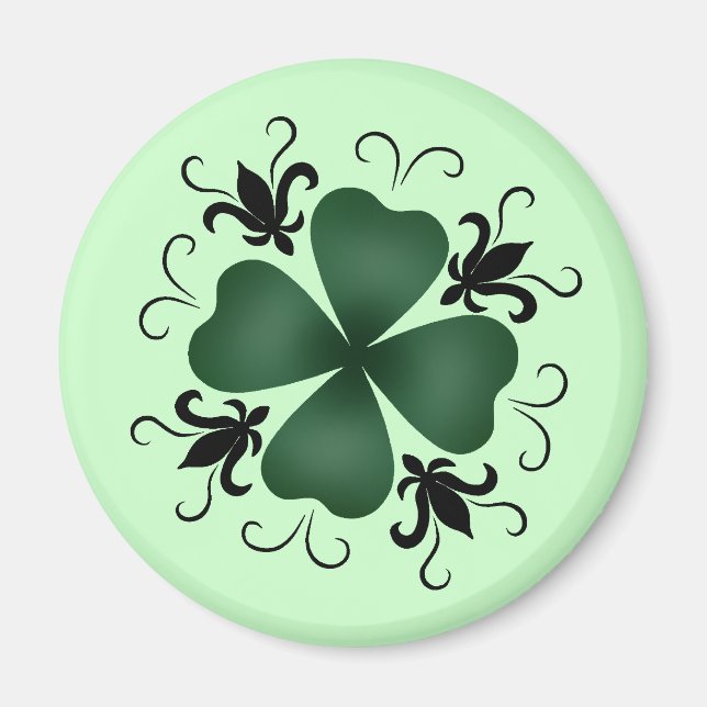Imã Shamrock rico vitoriano (Frente)