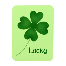 Ímã Shamrock simples e bonito