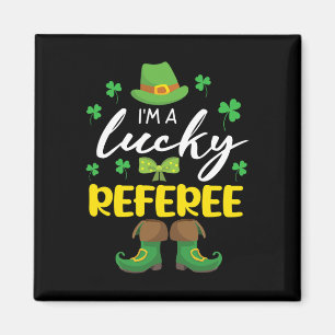 Imã Shamrocks Leprechaun Body Saint Patrick Eu sou uma
