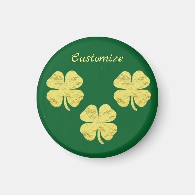 Imã Shamrocks ouro Thunder_Cove (Frente)
