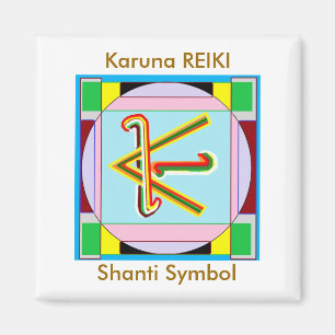 Imã Shanti, ou seja, Peace: Karuna Reiki Healing Symbo