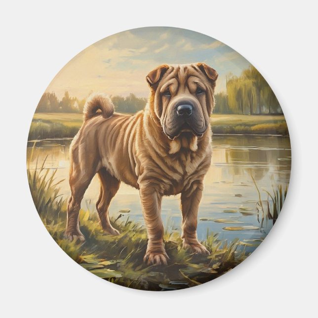 Imã Shar Pei (Frente)