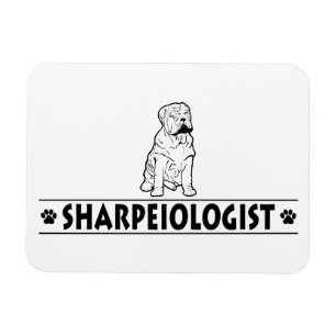 Ímã Shar-Pei chinês humorístico