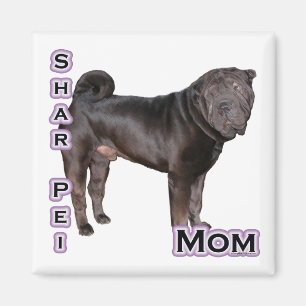 Imã Shar-Pei Chinês Mãe 4 - Magnet