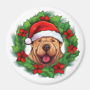 Imã Shar-Pei Wreath Chinês