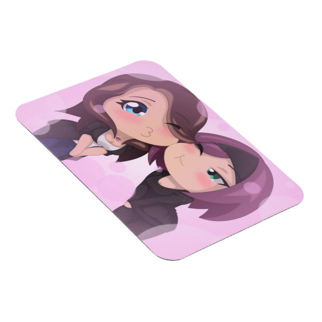 Ímã Sharm & Gigi Chibi Magnet (Lado Direito)