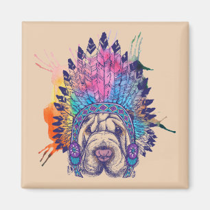 Imã Sharpei - Chefe Indígena Nativo Americano