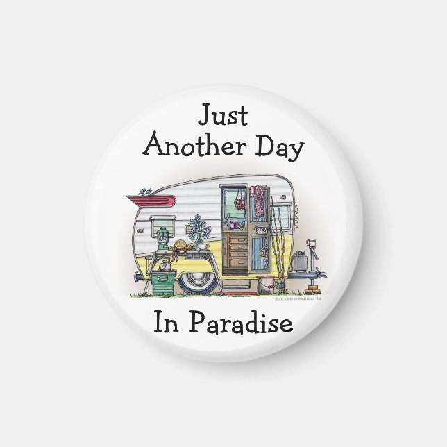 Imã Shasta Camper Trailer RV (Frente)