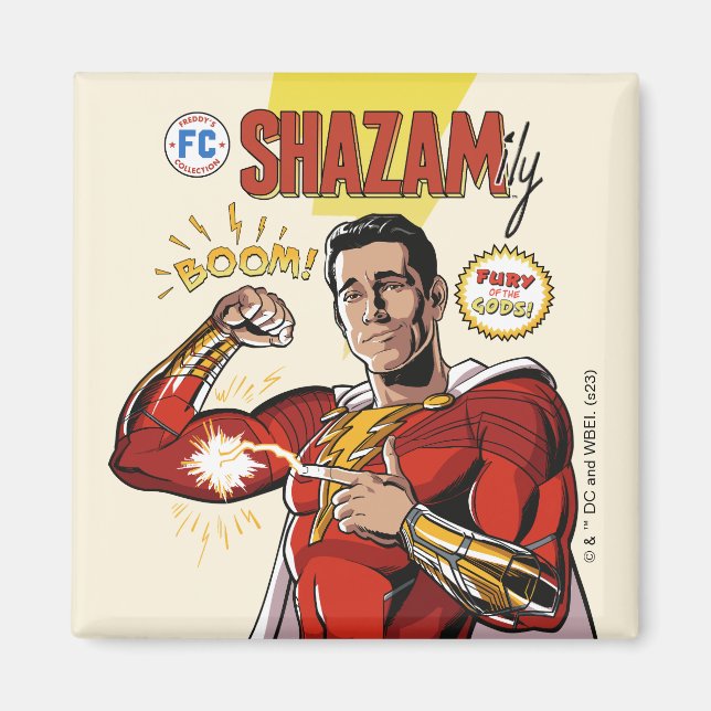 Imã SHAZAM! Fury of the Gods | Cobrir SHAZAMily Comic (Frente)
