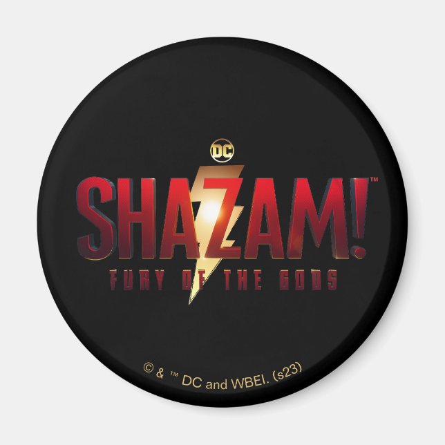 Imã SHAZAM! Fury of the Gods | Fury of the Gods Logo (Frente)