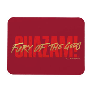 Ímã SHAZAM! Fury of the Gods   Logotipo do marcador do