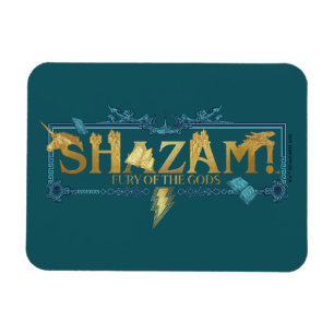Ímã SHAZAM! Fury of the Gods   Logotipo mítico