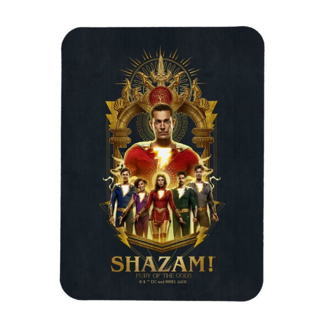 Ímã SHAZAM! Fury of the Gods | Ornamentado SHAZAMily F (Vertical)
