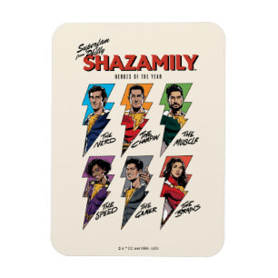 Ímã SHAZAM! Fury of the Gods SHAZAMily Comic Bolts