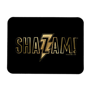 Ímã SHAZAM!   Logotipo Dourado