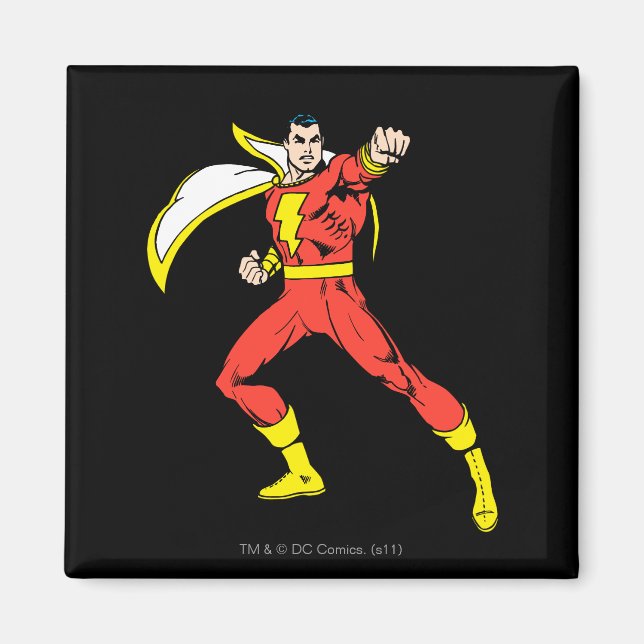 Imã Shazam Pronto para Lutar (Frente)