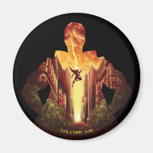 Imã SHAZAM!   Silhueta Sunset Shazam