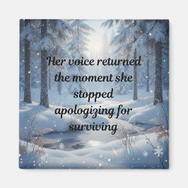 Imã She Stopped Apologizing - Affirmation Quotes