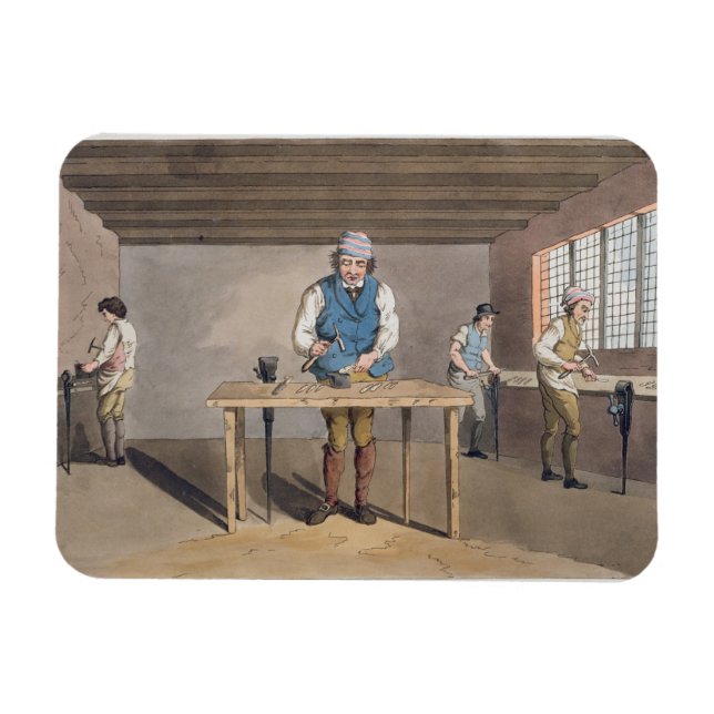 Ímã Sheffield Cutler, do "Costume de Yorkshire" (Horizontal)