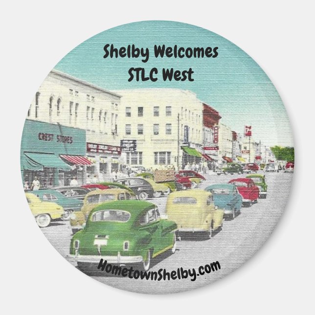 Imã Shelby Acolhe com agrado o West Magnet do STLC (Frente)