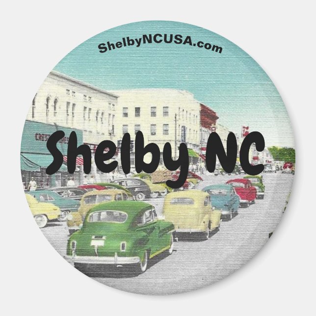 Imã Shelby NC Magnet (Frente)