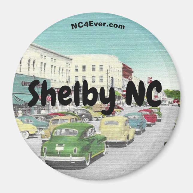 Imã Shelby NC Magnet (Frente)