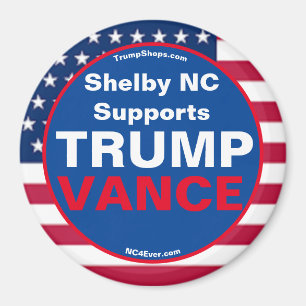 Imã Shelby NC Suporta Frigorador de VANCE TRUMP