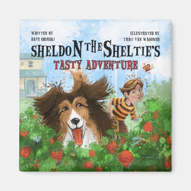 Imã Sheldon, a Sheltie (Frente)