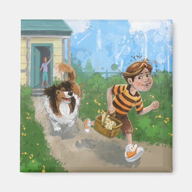 Imã Sheldon e Davie Adventure (Frente)