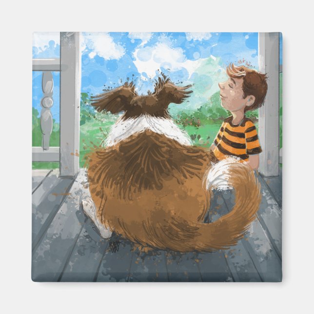 Imã Sheldon e Davie Relaxing (Frente)