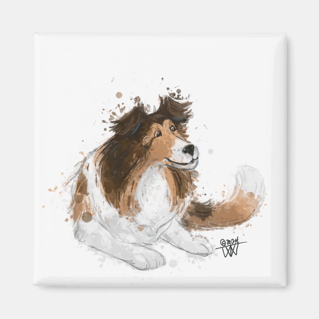 Imã Sheldon o Sheltie (Frente)